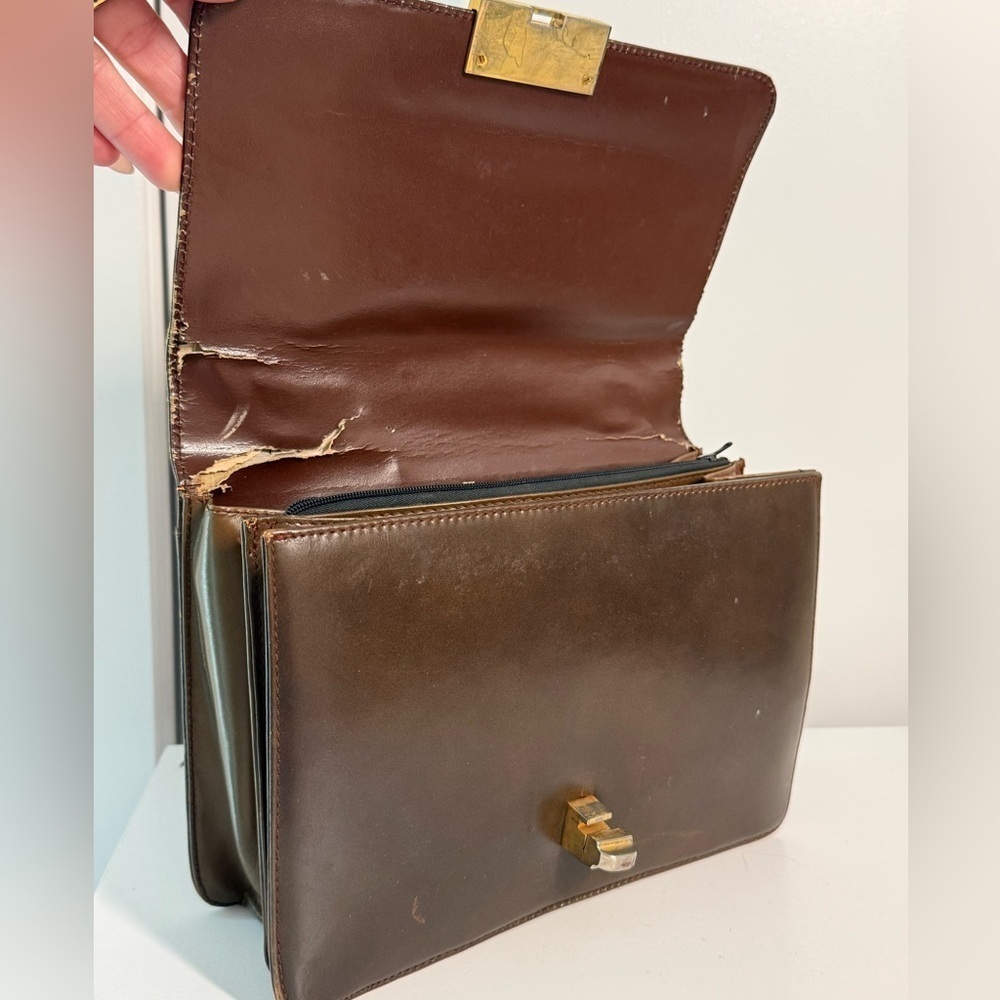 TANO Italy Genuine Leather Vintage Purse - Picture 5 of 10